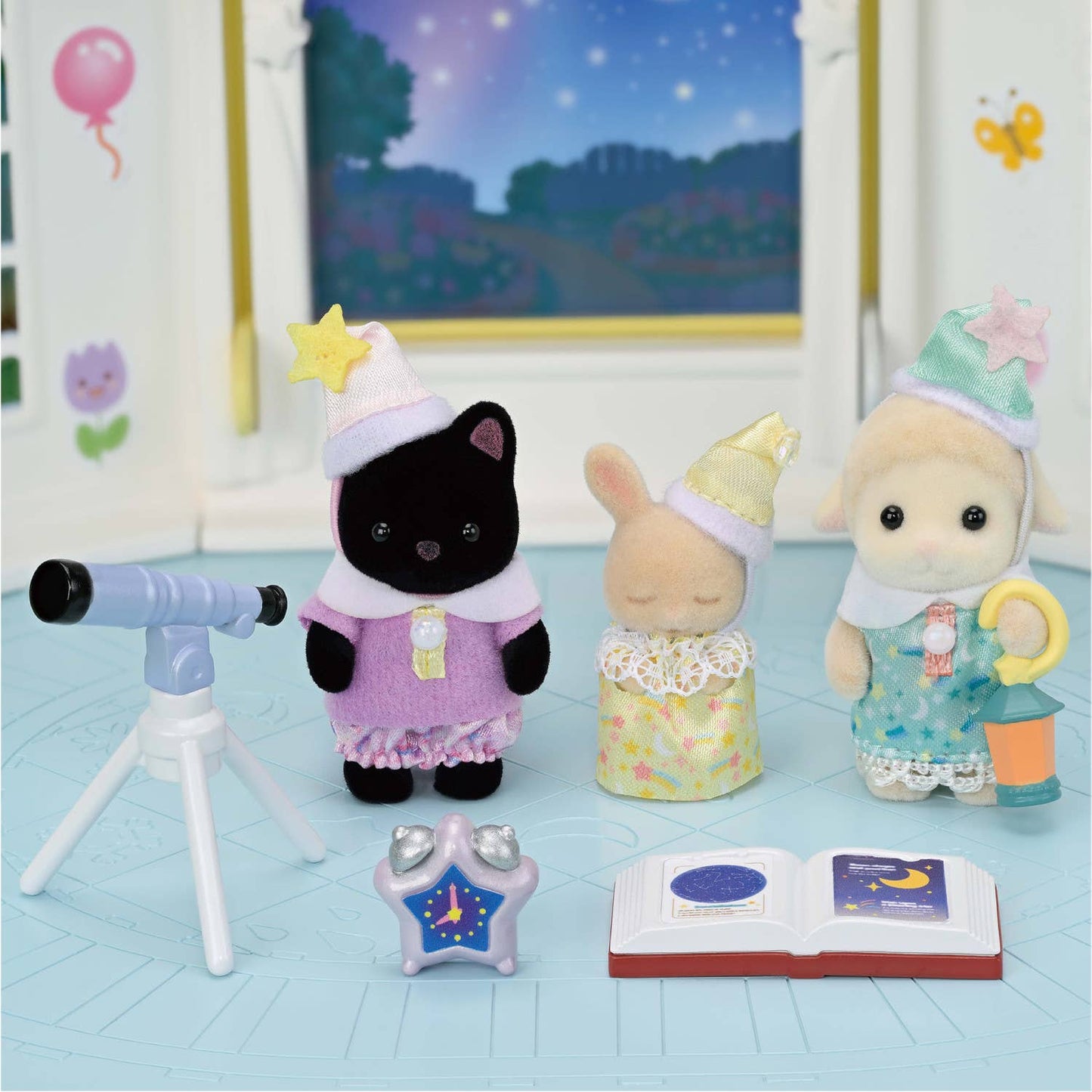 Accessory Set & 3 Figures, Nursery Friends - Sleepover Trio