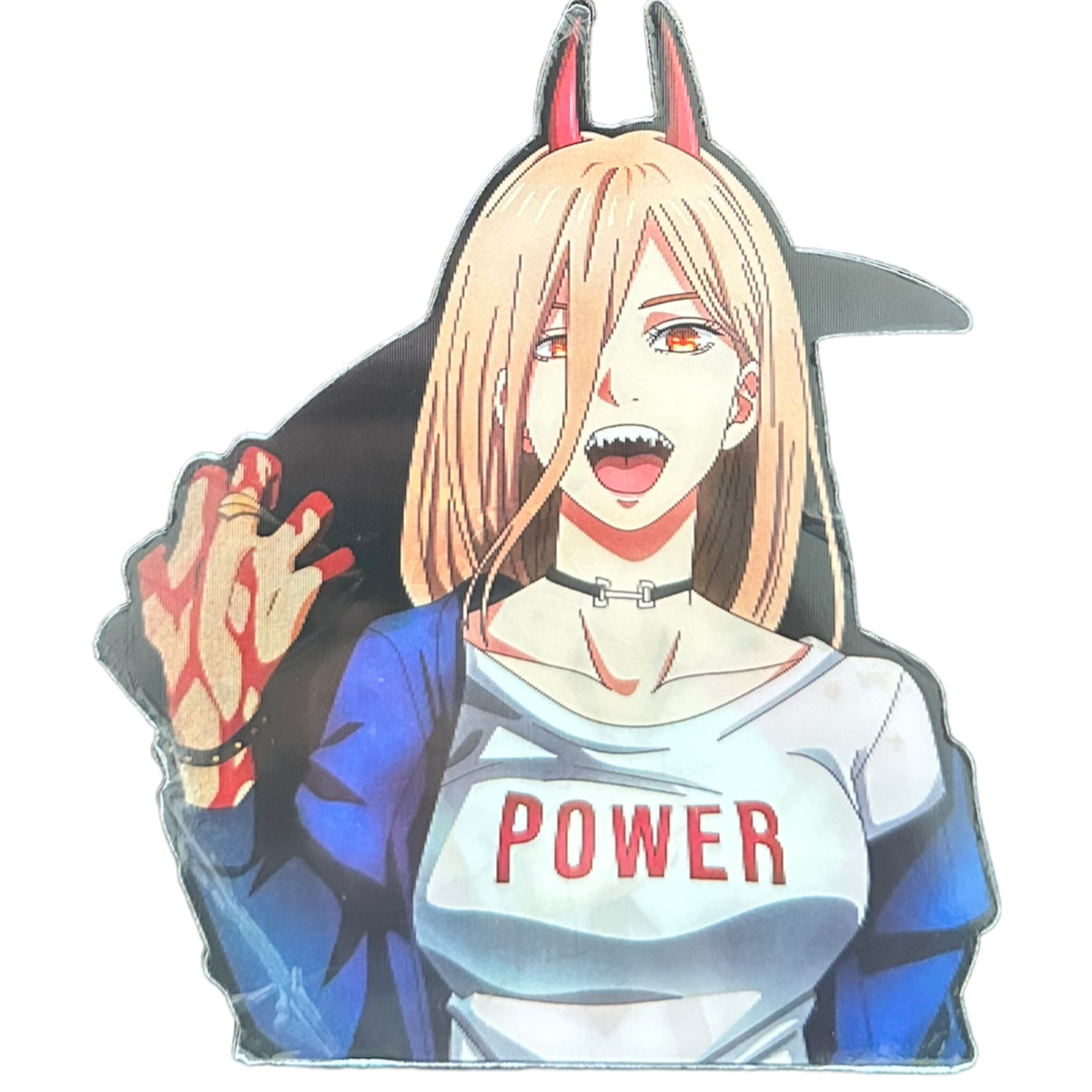 Chainsaw man Anime 3D Sticker (A4)