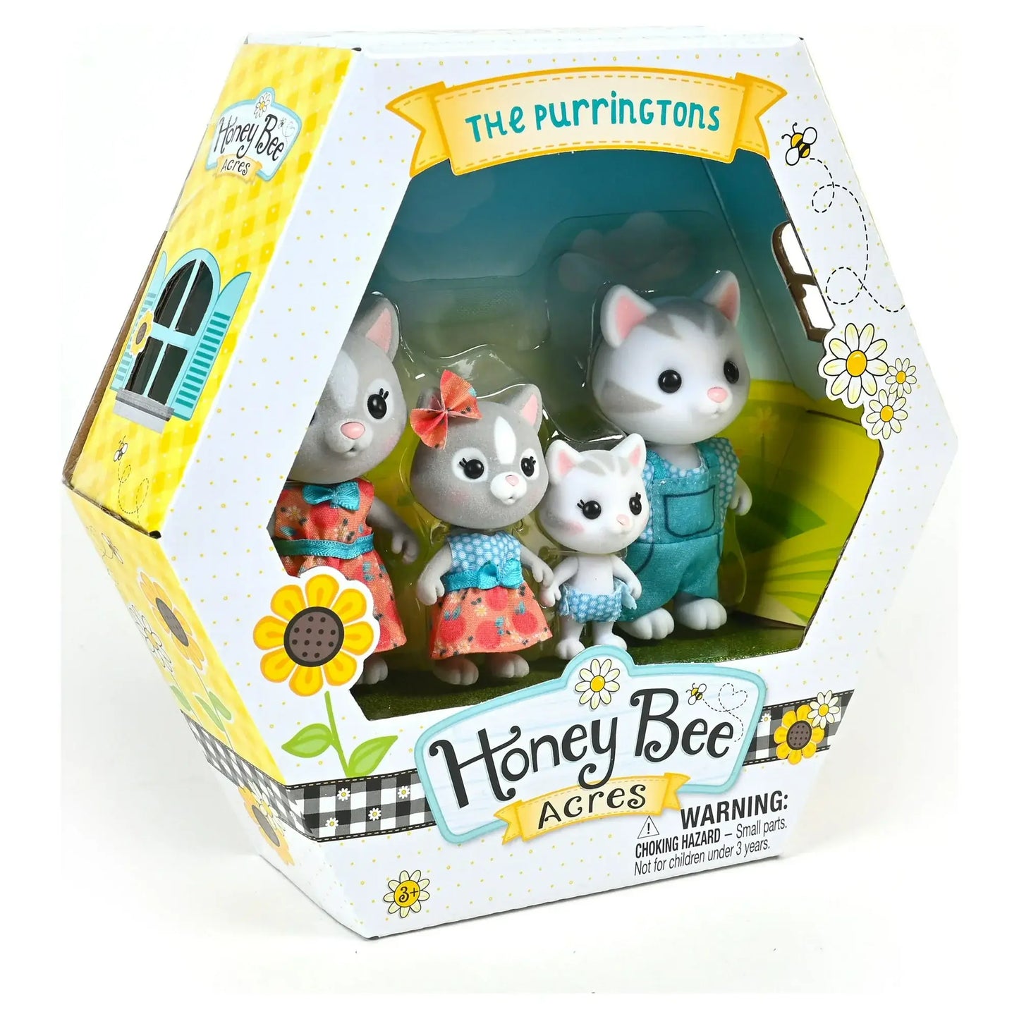 Honey Bee Acres The Purringtons Cat Family Set