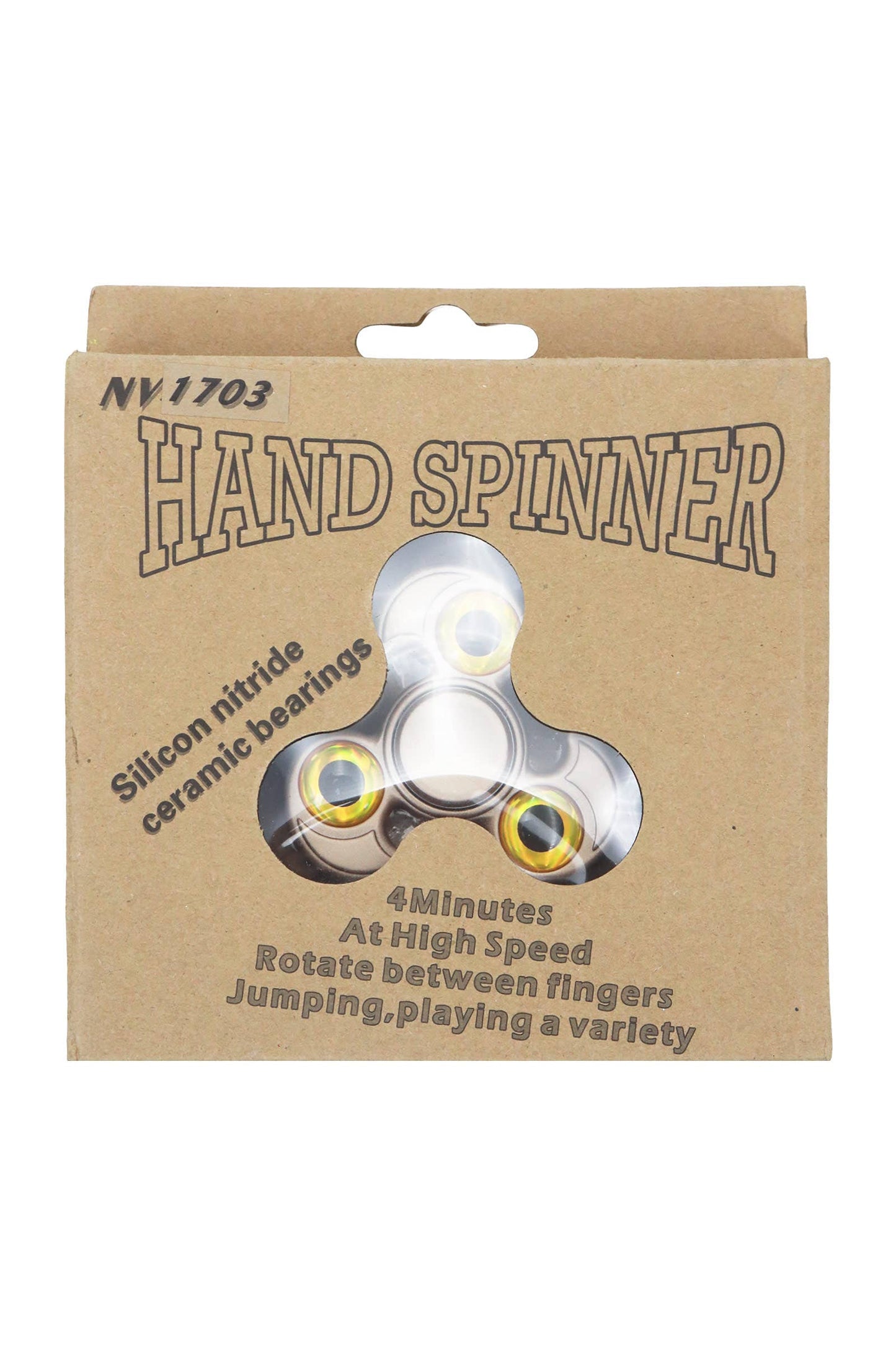 Metallic Colorful Eye High Speed Fidget Spinner Toy