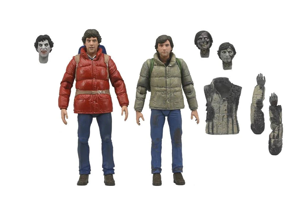 AN AMERICAN WEREWOLF IN LONDON – 7 IN SCALE ACTION FIGURE - JACK & DAVID 2PK