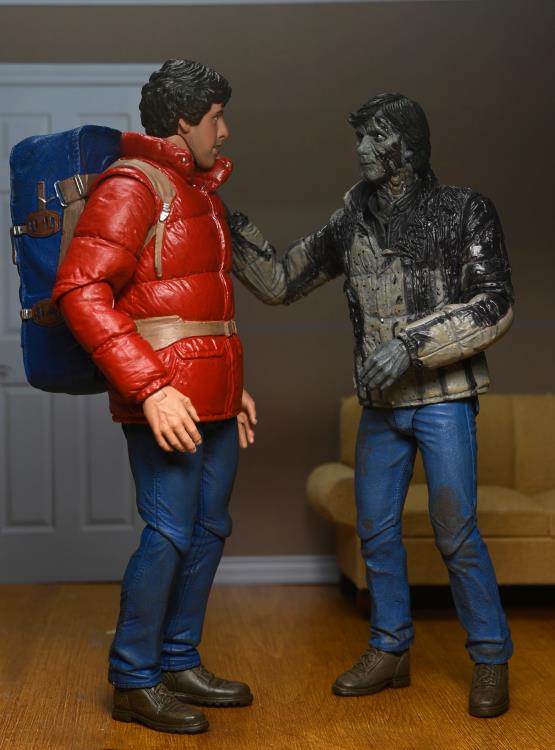 AN AMERICAN WEREWOLF IN LONDON – 7 IN SCALE ACTION FIGURE - JACK & DAVID 2PK