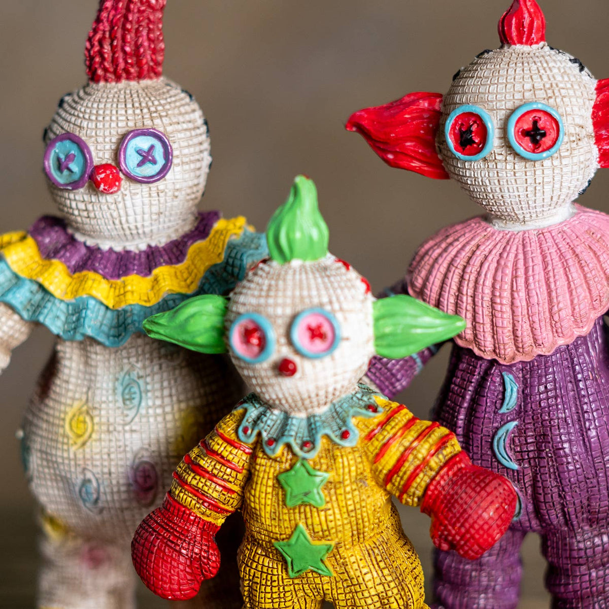 Pinheads Monster Halloween Horror 3 Clowns
