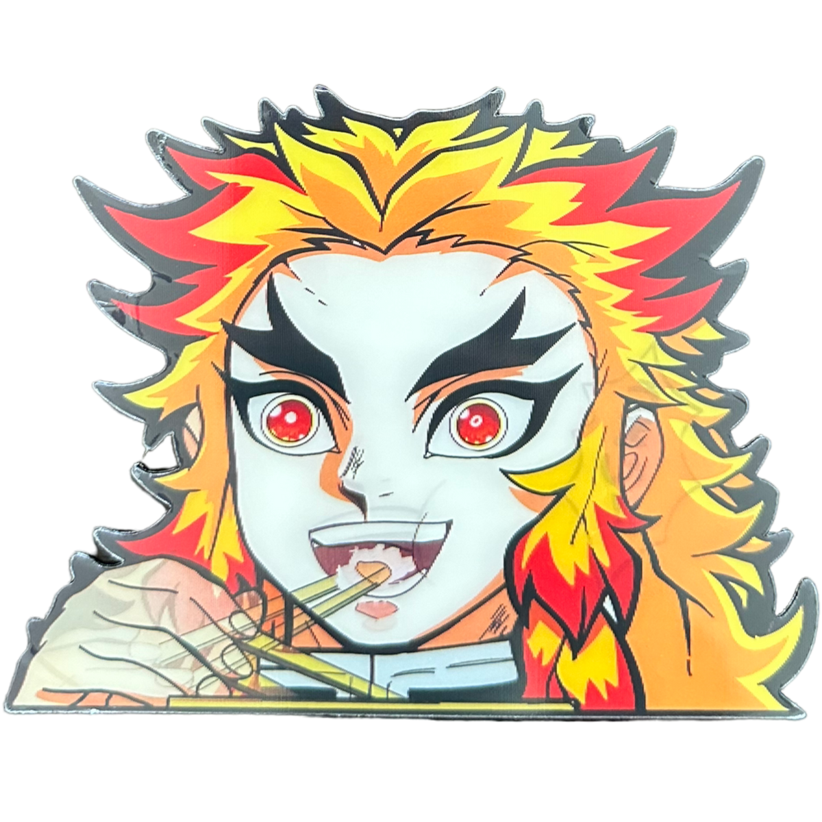 Kyojuro Rengoko Anime 3D Sticker K4