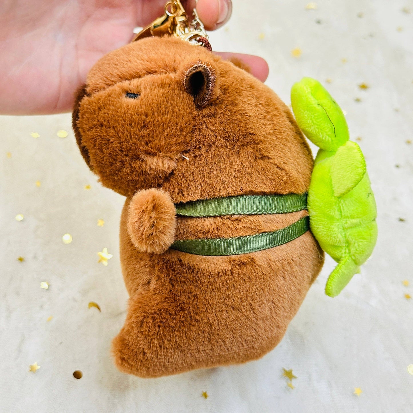 Capybara Plush Keychain