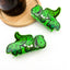Green Dinosaur Hair Clip, Cute Prehistoric Style Claw Clip