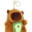 Fruity Capybara Faux Fur Plushie Key Chain
