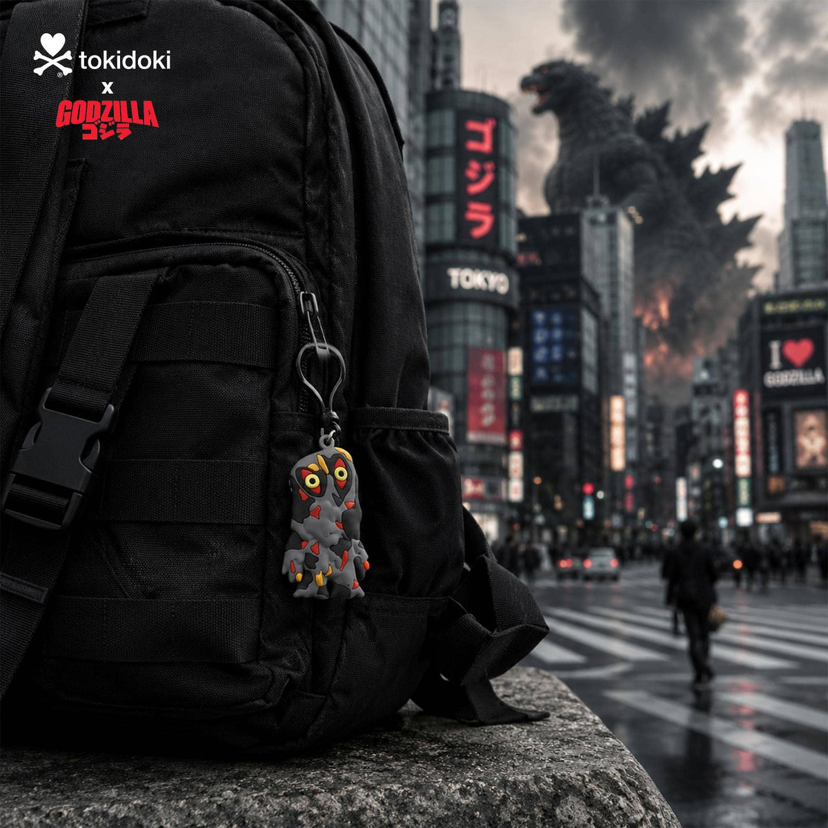 Tokidoki X Godzilla Blind Bag 3D Foam Bag Clip | One Random