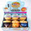 PU Squishy Dumpling Set with Steamer Box Cartoon Printed Slow Rising Stress Relief Toy