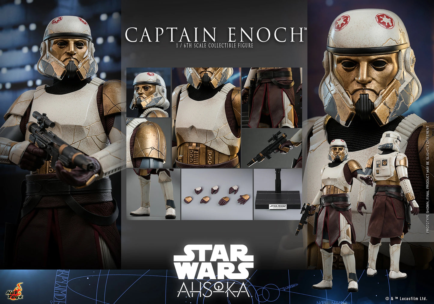 PRE-ORDER CAPTAIN ENOCH™ Sixth Scale Figure by Hot Toys