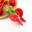 Sweet Red Cherry Claw Clip, Twin Cherries Hair Clip