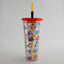 Pokemon Multi Character Head Toss AOP 24oz Plastic Cold Cup