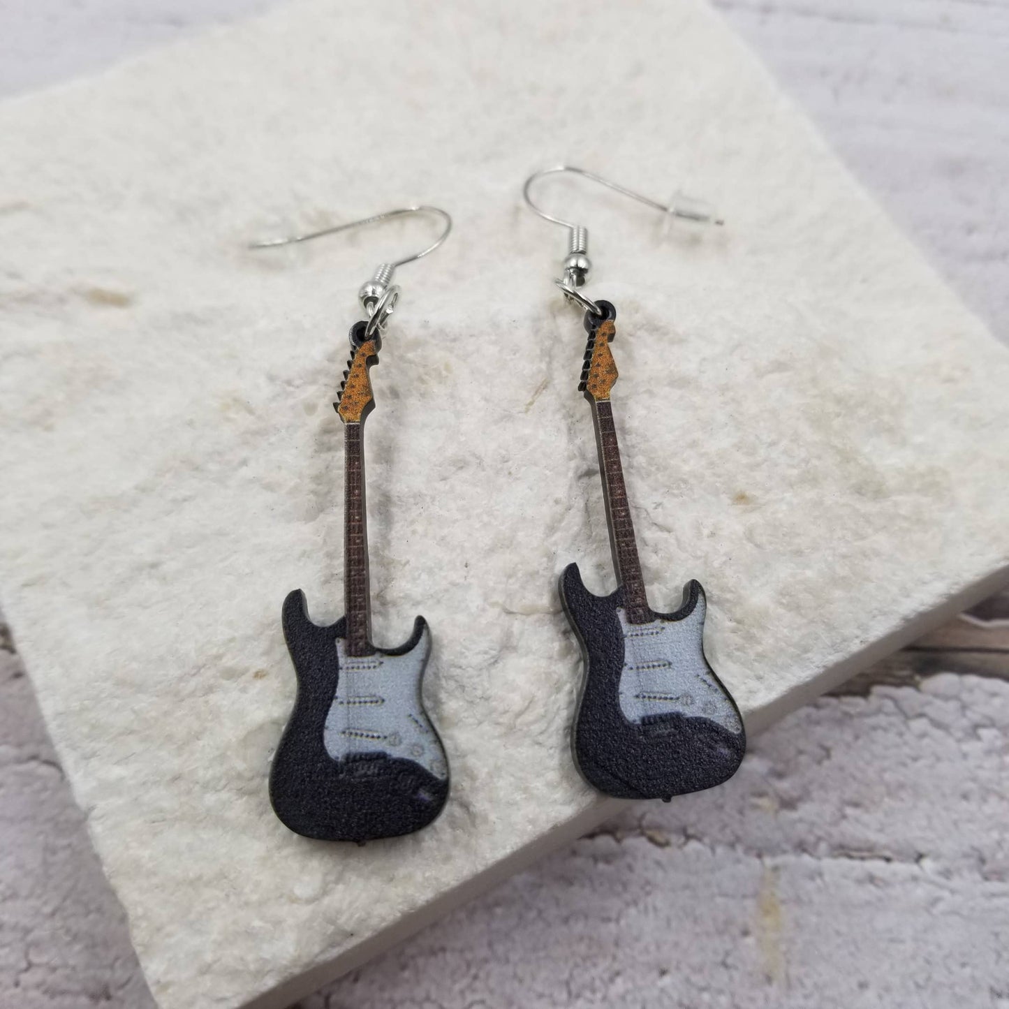 Hip Hop Bass Earrings