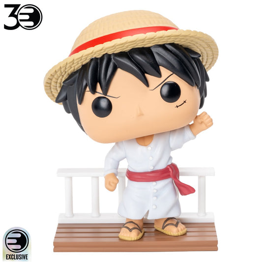 Funko Pop! One Piece Straw Hat Pirates Monkey D. Luffy Vinyl Figure Entertainment Earth Exclusive