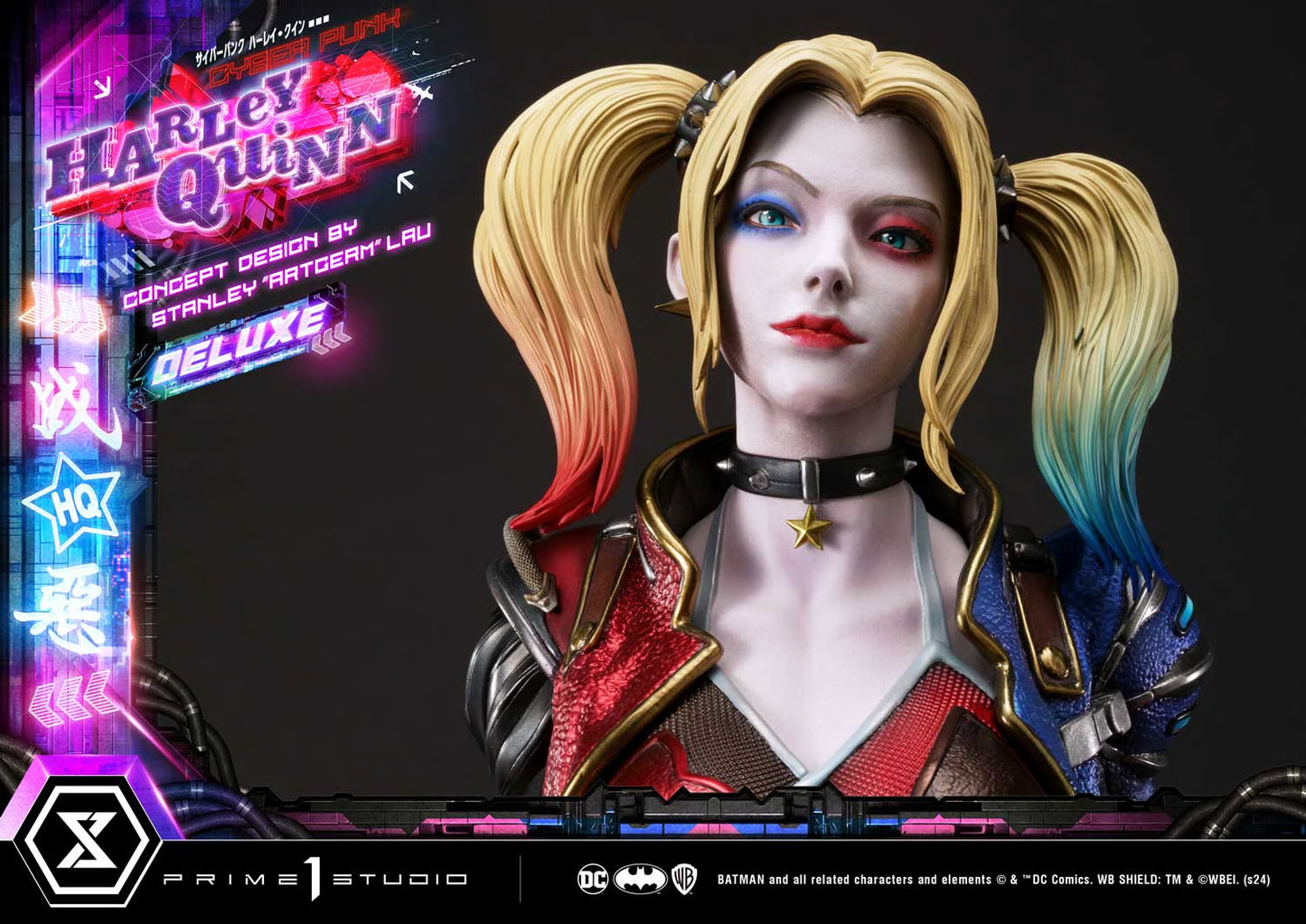 PRE-ORDER Prime 1 Studio DC Comics Cyberpunk Harley Quinn Deluxe Version 1:4 Scale Statue