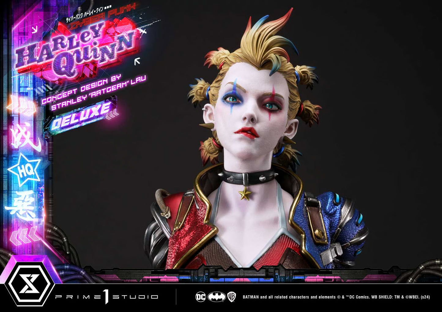 PRE-ORDER Prime 1 Studio DC Comics Cyberpunk Harley Quinn Deluxe Version 1:4 Scale Statue