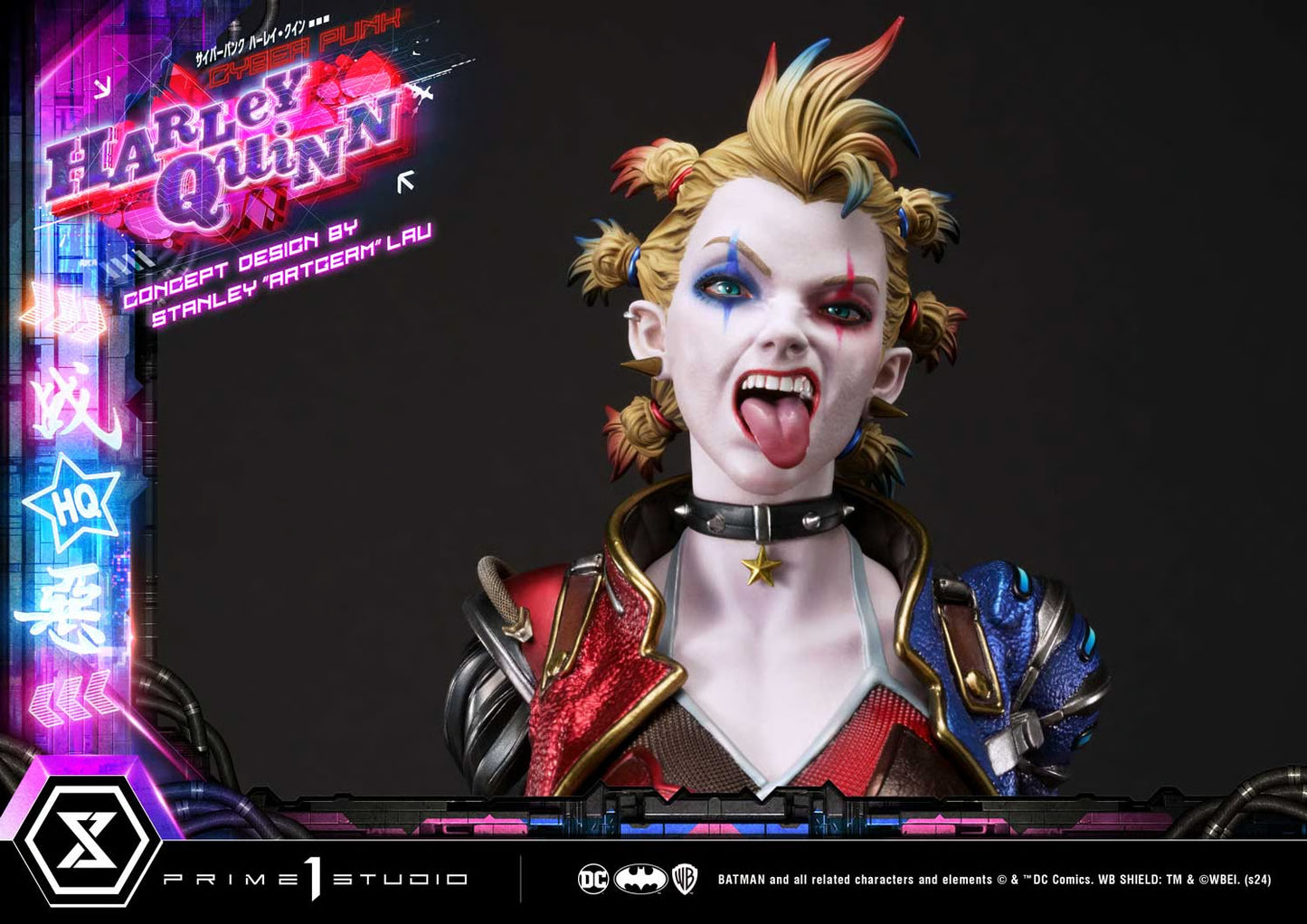 PRE-ORDER Prime 1 Studio DC Comics Cyberpunk Harley Quinn Deluxe Version 1:4 Scale Statue