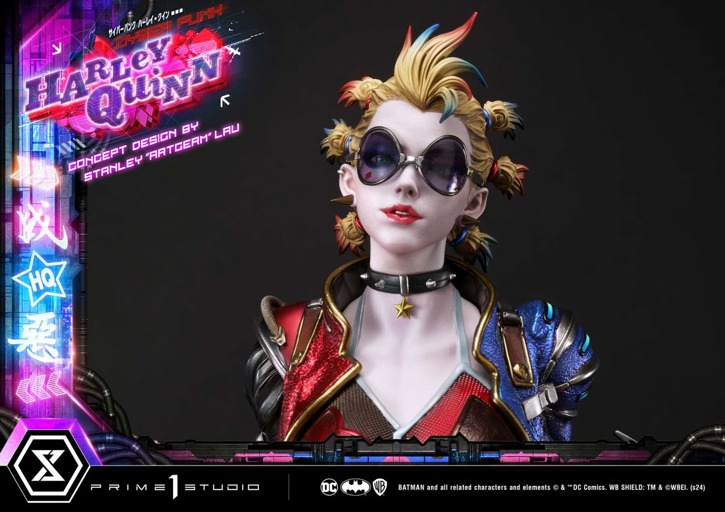 PRE-ORDER Prime 1 Studio DC Comics Cyberpunk Harley Quinn Deluxe Version 1:4 Scale Statue