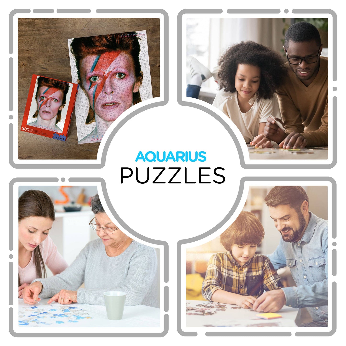 David Bowie Aladdine 500 Piece Jigsaw Puzzle