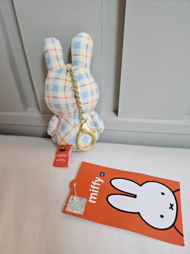 Limited Edition Check Miffy Keychain Plush