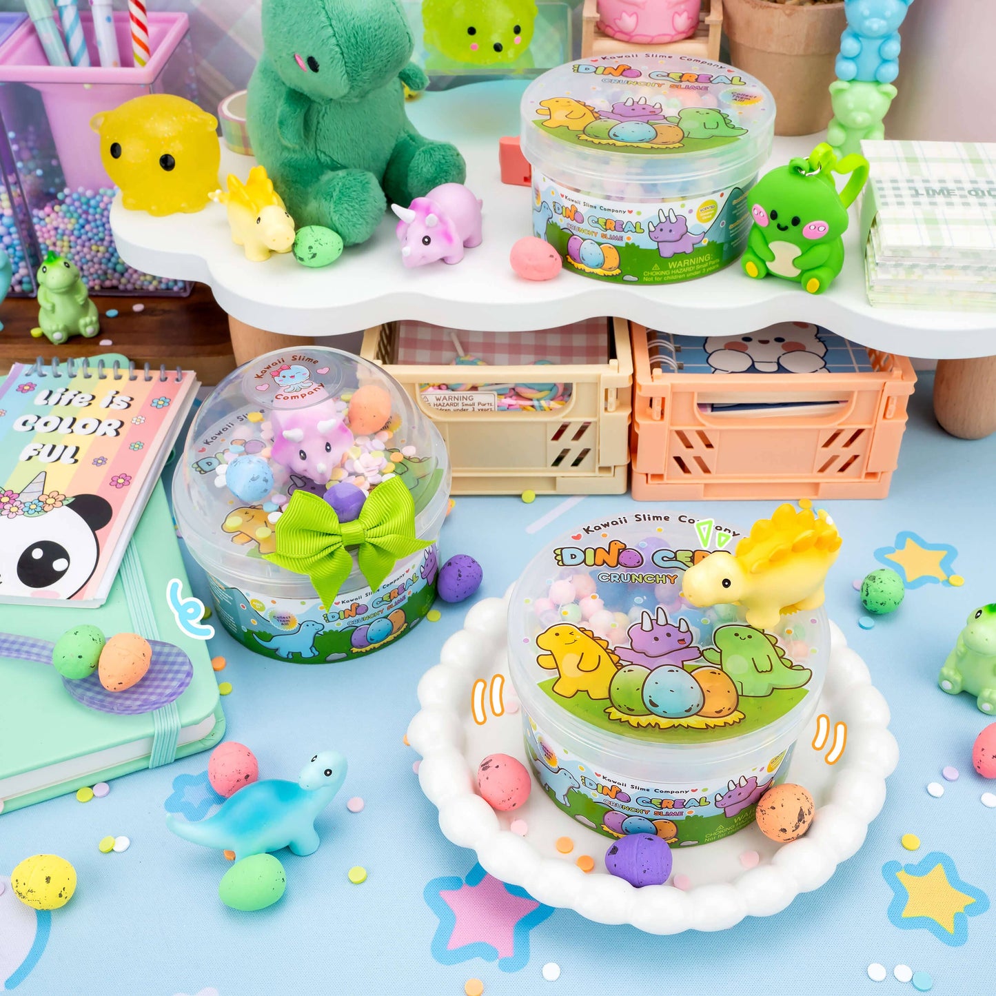 Dino Cereal Crunchy Signature Dome™ Slime