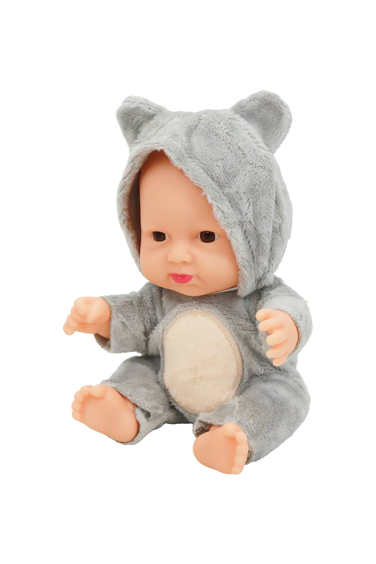 Animal Pajama Cozy Costume Cute Baby Doll Toy - 9 Pcs