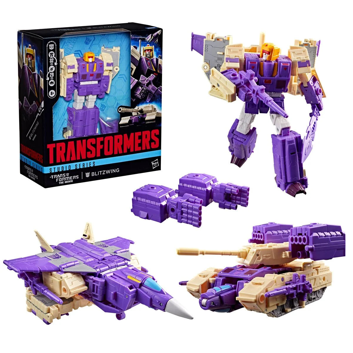 Transformers The Movie Studio Series Leader Class Blitzwing Action Figure