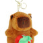 Fruity Capybara Faux Fur Plushie Key Chain