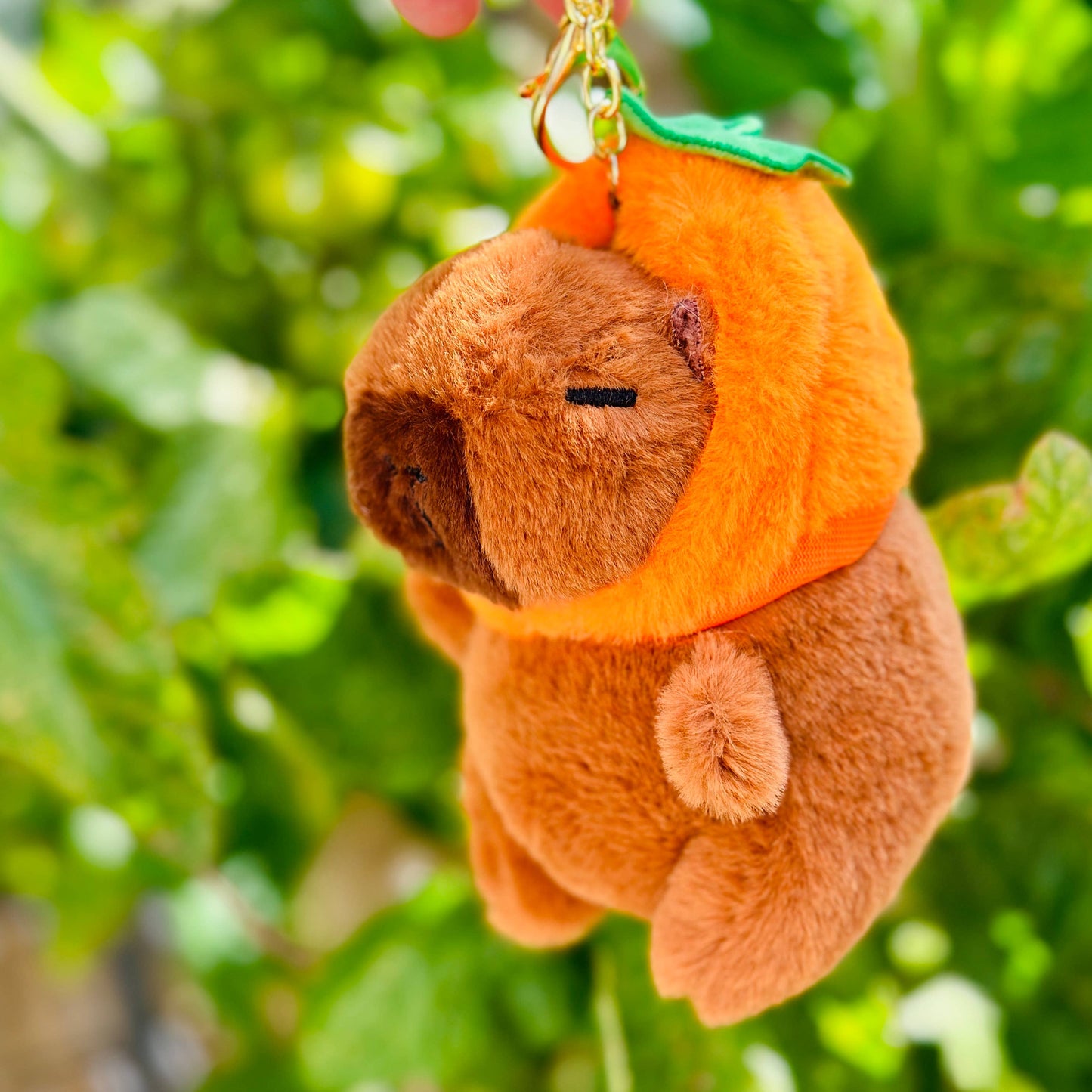 Capybara Plush Keychain