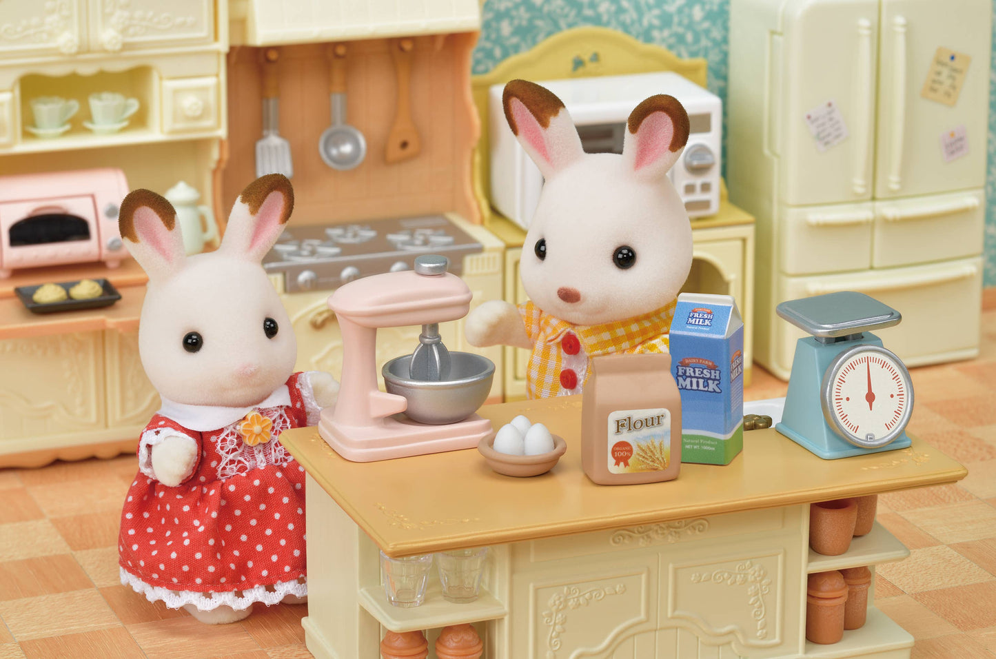 Calico Critters Kitchen Island, Dollhouse Furniture