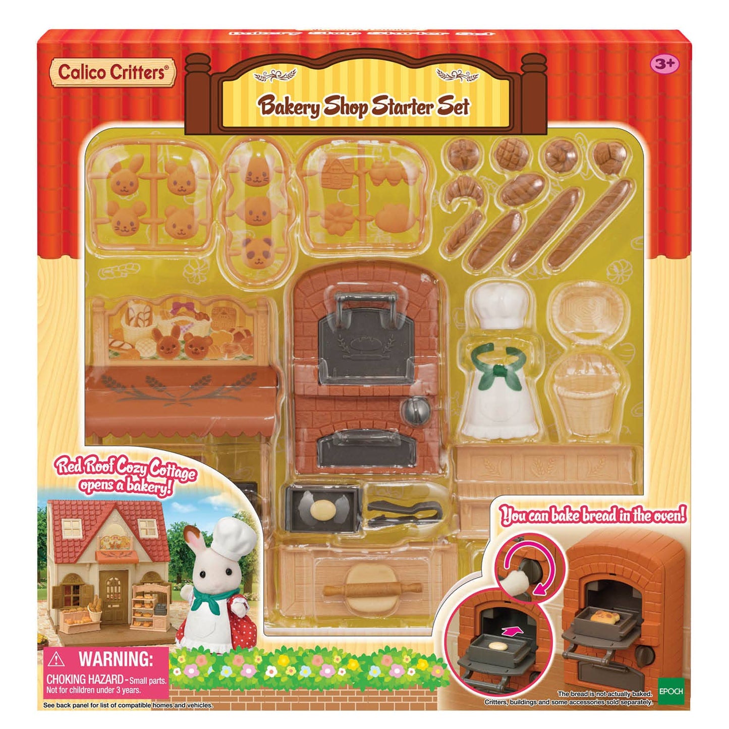 Calico Critters Bakery Shop Starter Set, Dollhouse Playset