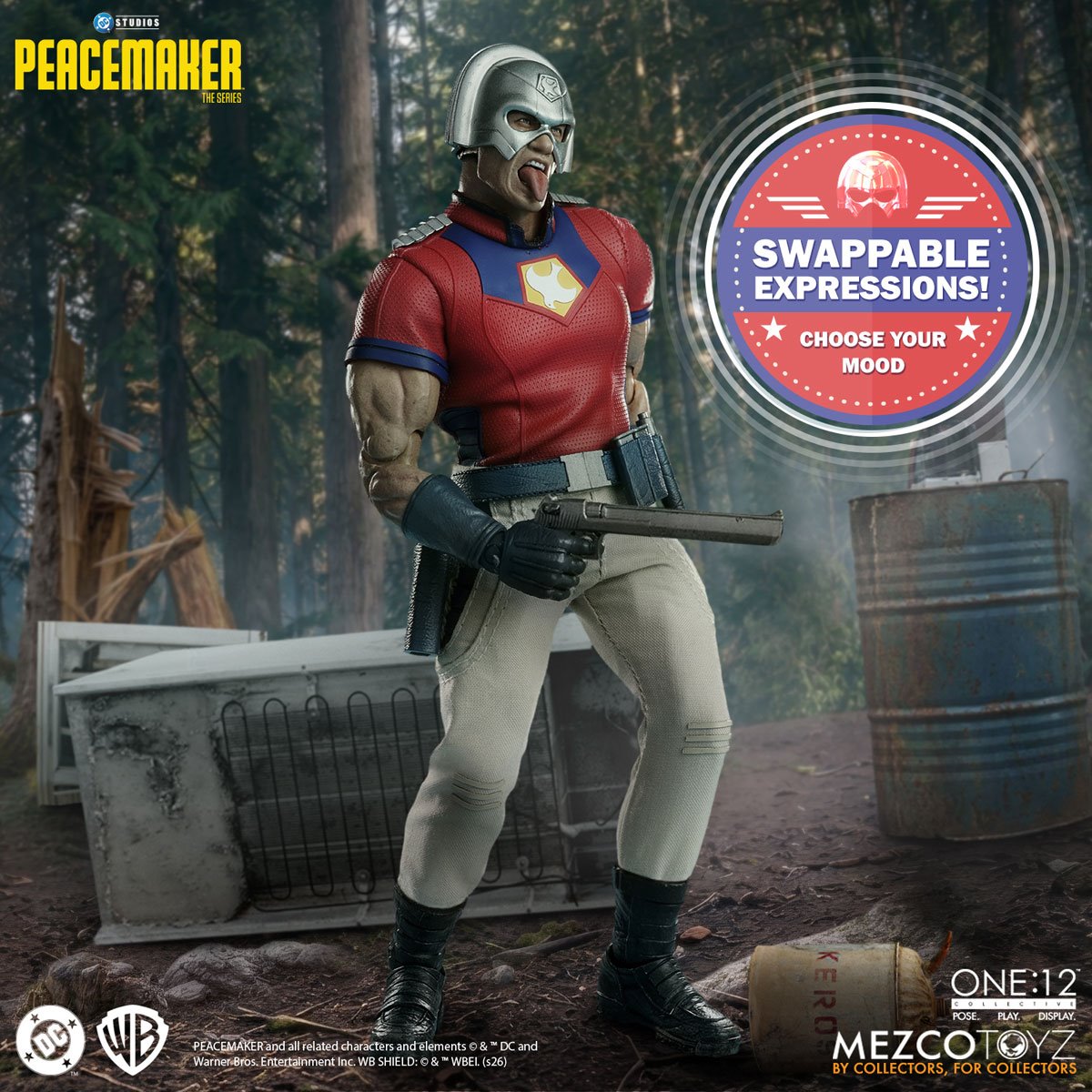 PRE-ORDER Mezco One:12 Collective Peacemaker Action Figure