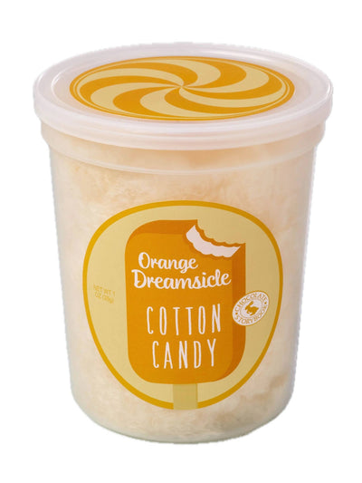 Orange Dreamsicle Cotton Candy 1.75oz Tub, 12ct