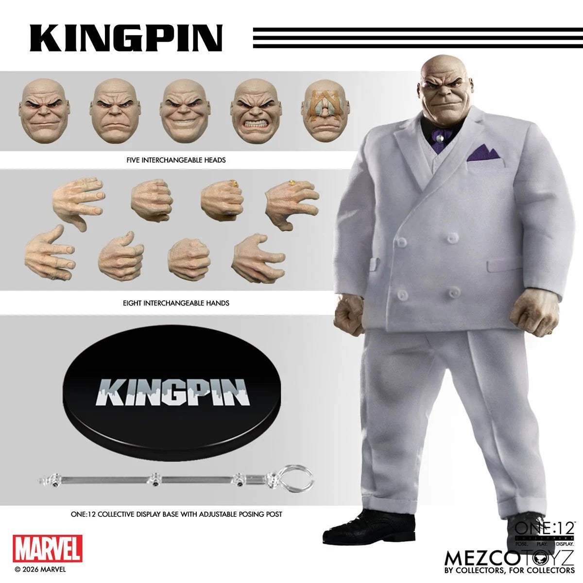 PRE-ORDER Mezco One:12 Collective Kingpin Action Figure
