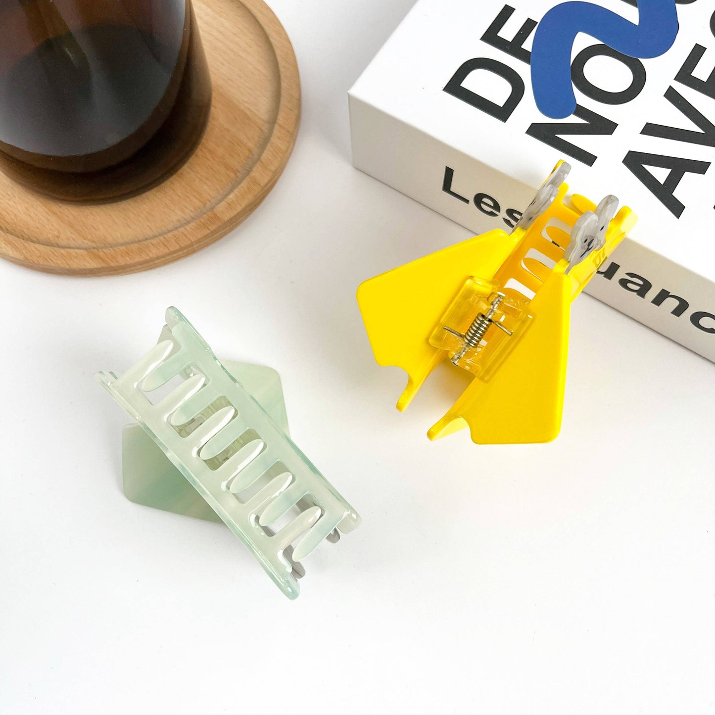 Funny Cheese Hair Clip,Acetate Claw Clip