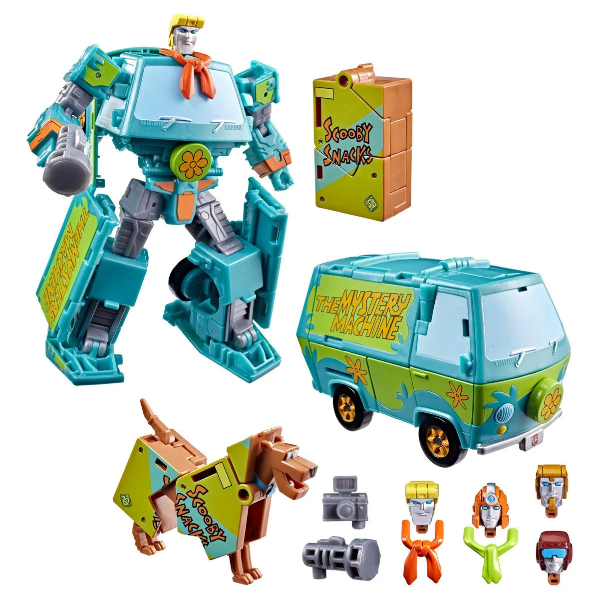 Transformers x Scooby-Doo Mysterious Prime & Automutt Figure Set