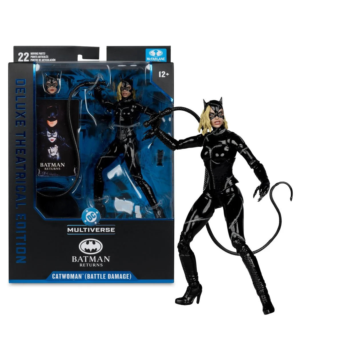 McFarlane Toys DC Multiverse Batman Returns Battle Damaged Catwoman 7-Inch Action Figure
