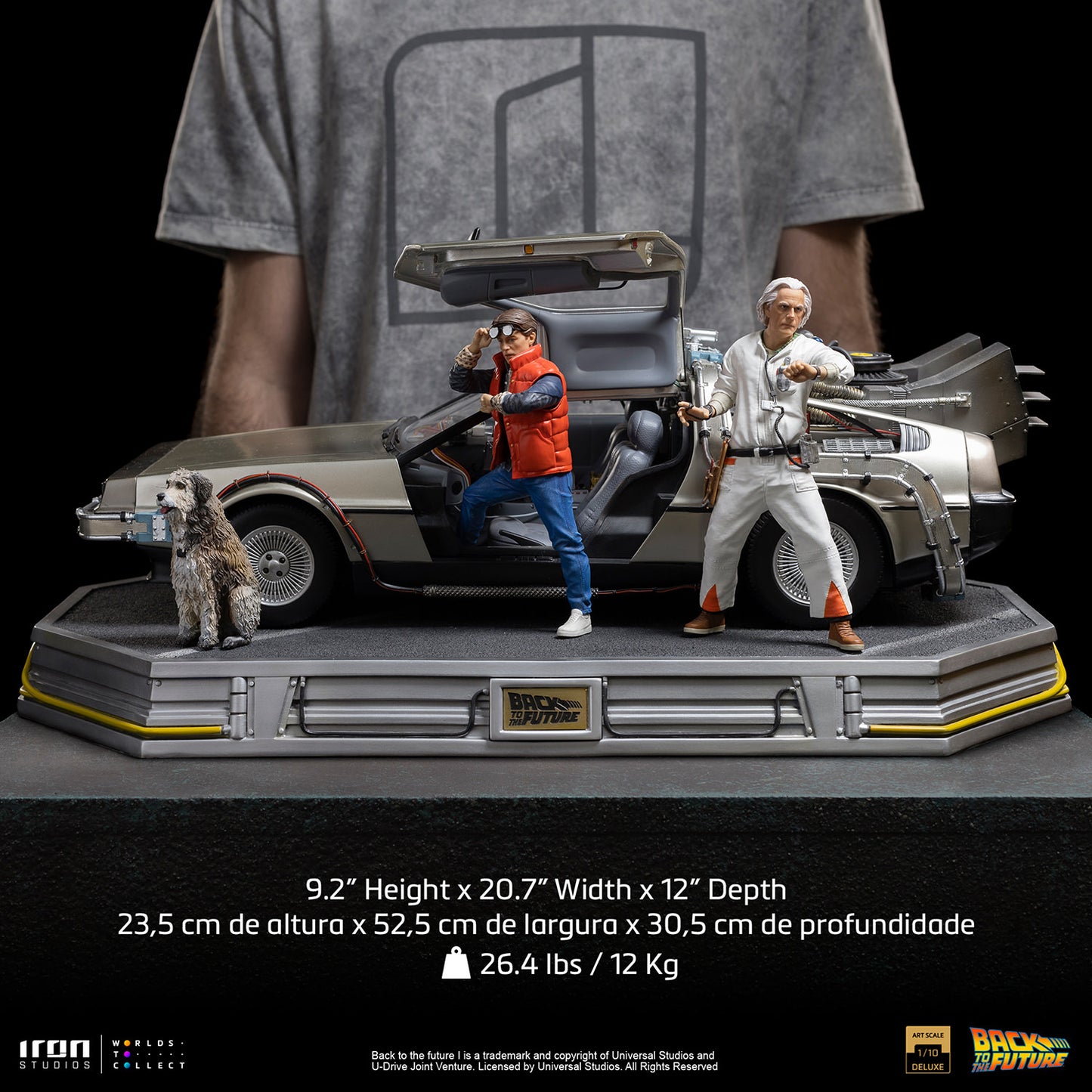 PRE-ORDER DeLorean Full Set 1:10 Scale Statue