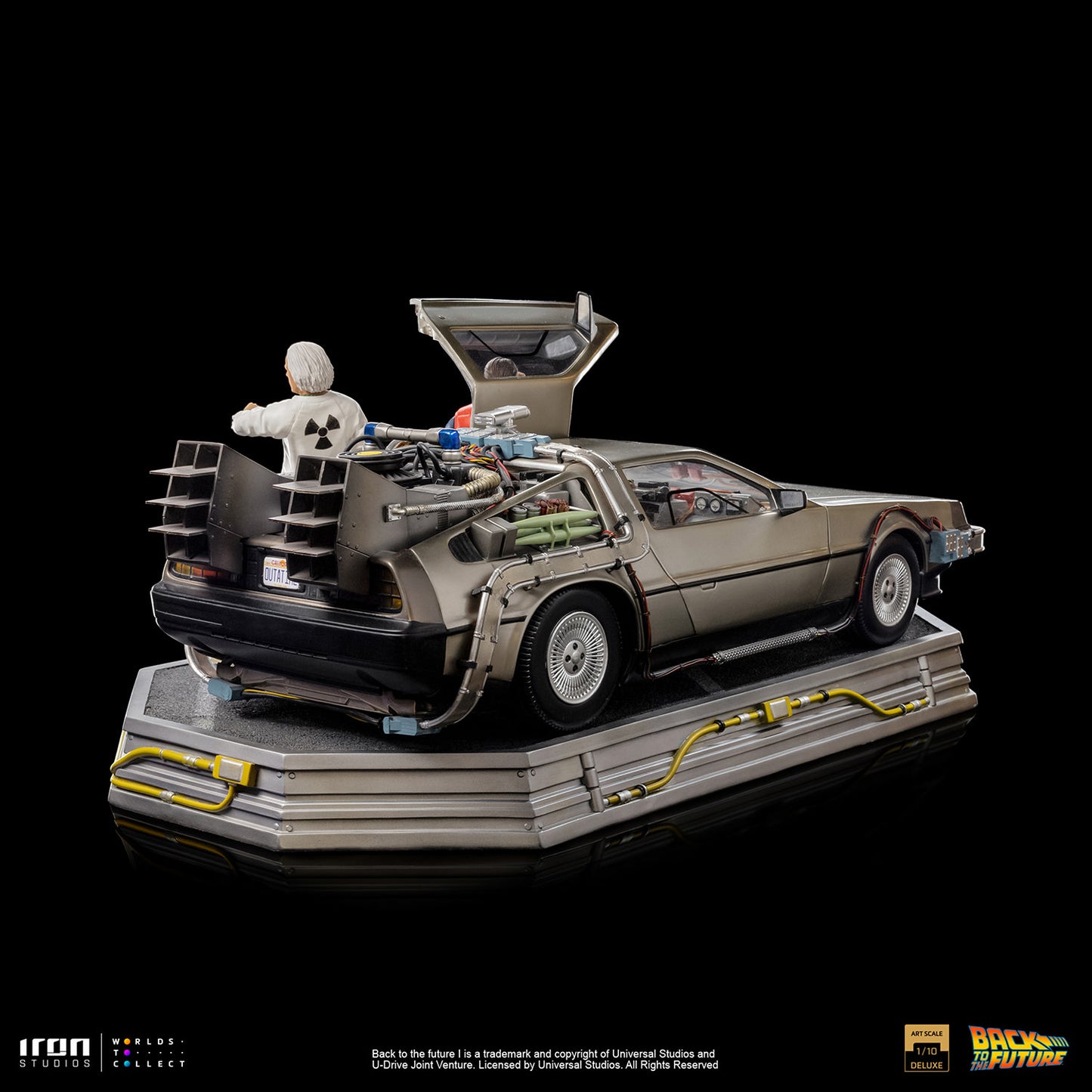 PRE-ORDER DeLorean Full Set 1:10 Scale Statue