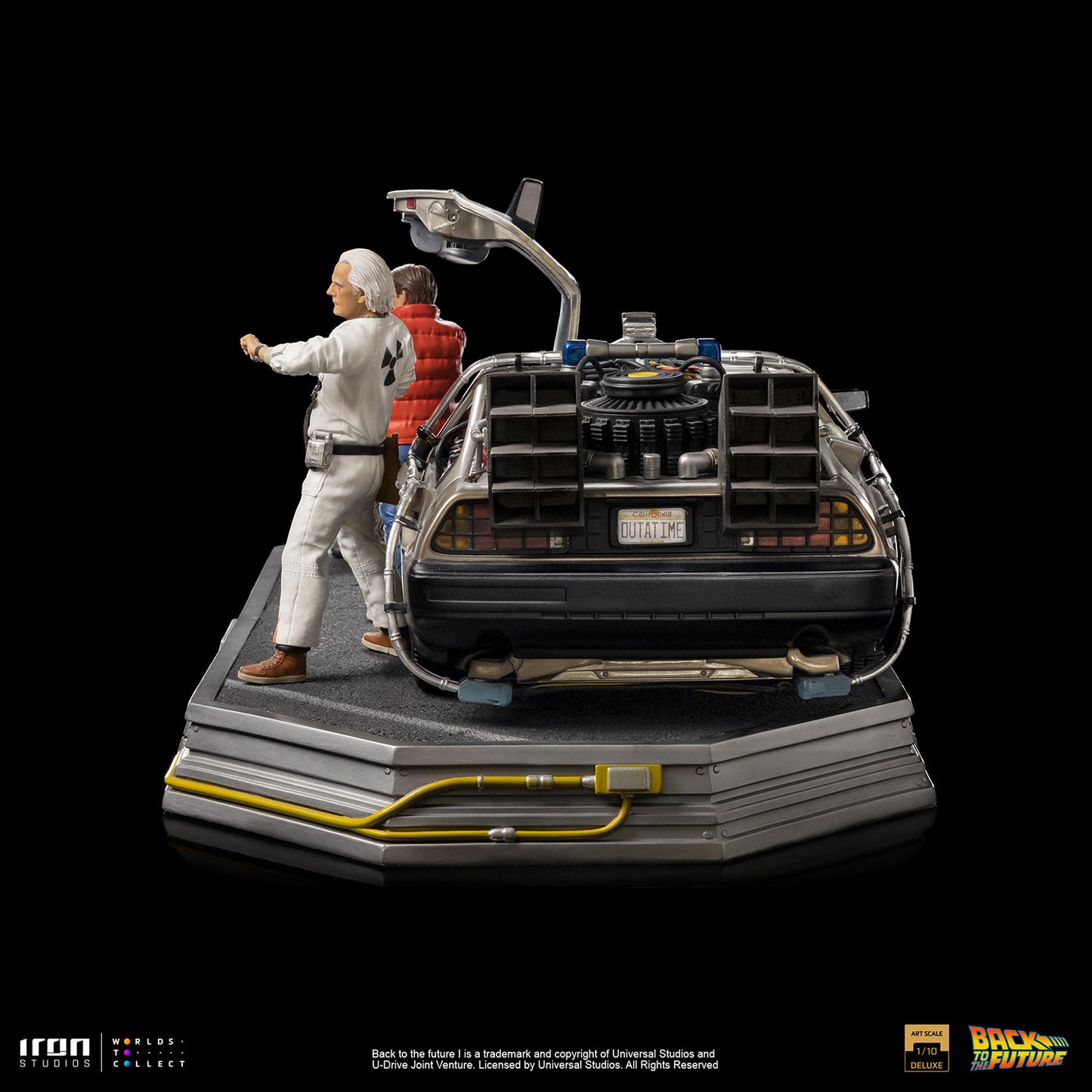 PRE-ORDER DeLorean Full Set 1:10 Scale Statue