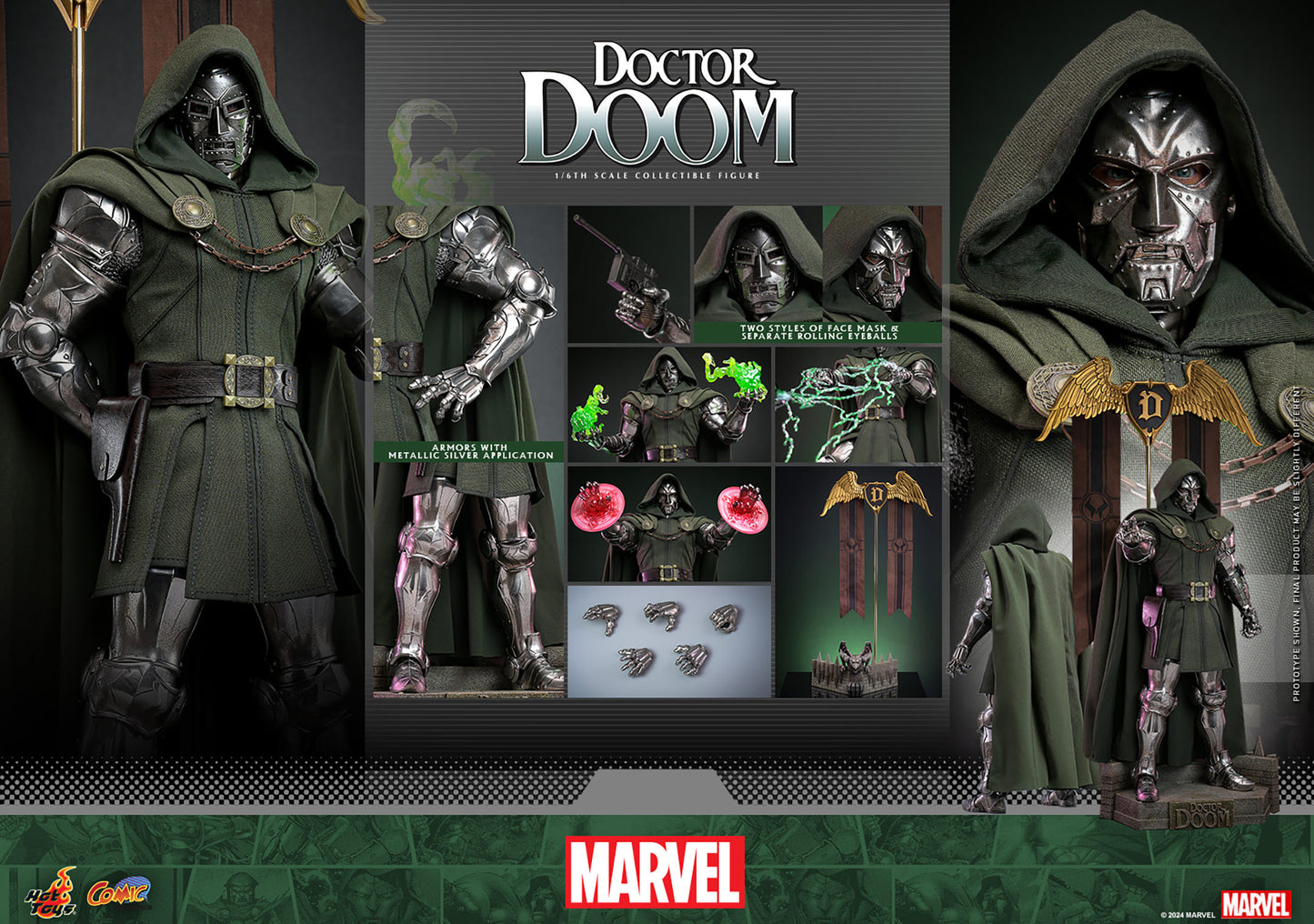 PRE-ORDER Doctor Doom Sixth Scale Figure