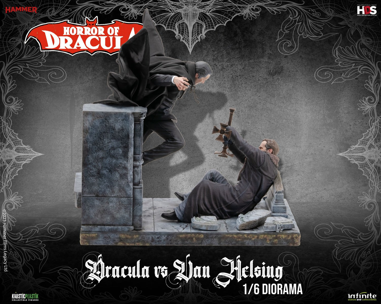 PRE-ORDER Dracula vs Van Helsing Diorama