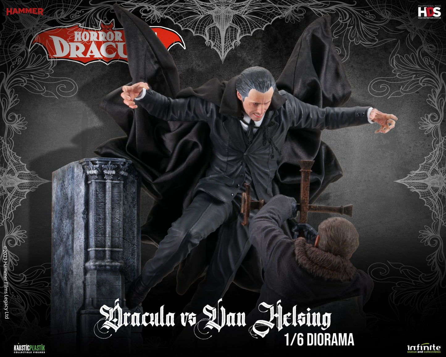 PRE-ORDER Dracula vs Van Helsing Diorama