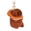 Capybara Plush Keychain