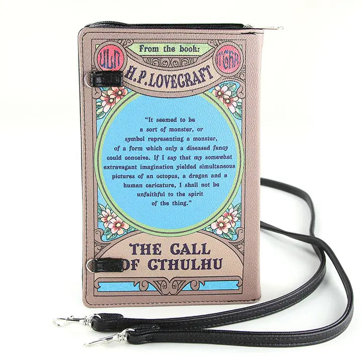 The Call of Cthulhu Book Clutch Bag in Vinyl