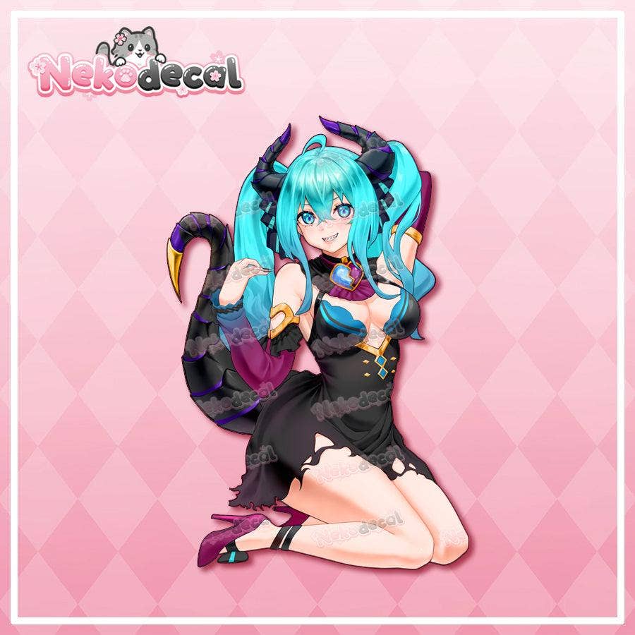 Pretty Miku Stickers Window Cling