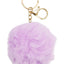 Fuzzy Faux Fur Pom Pom Novelty Key Chain