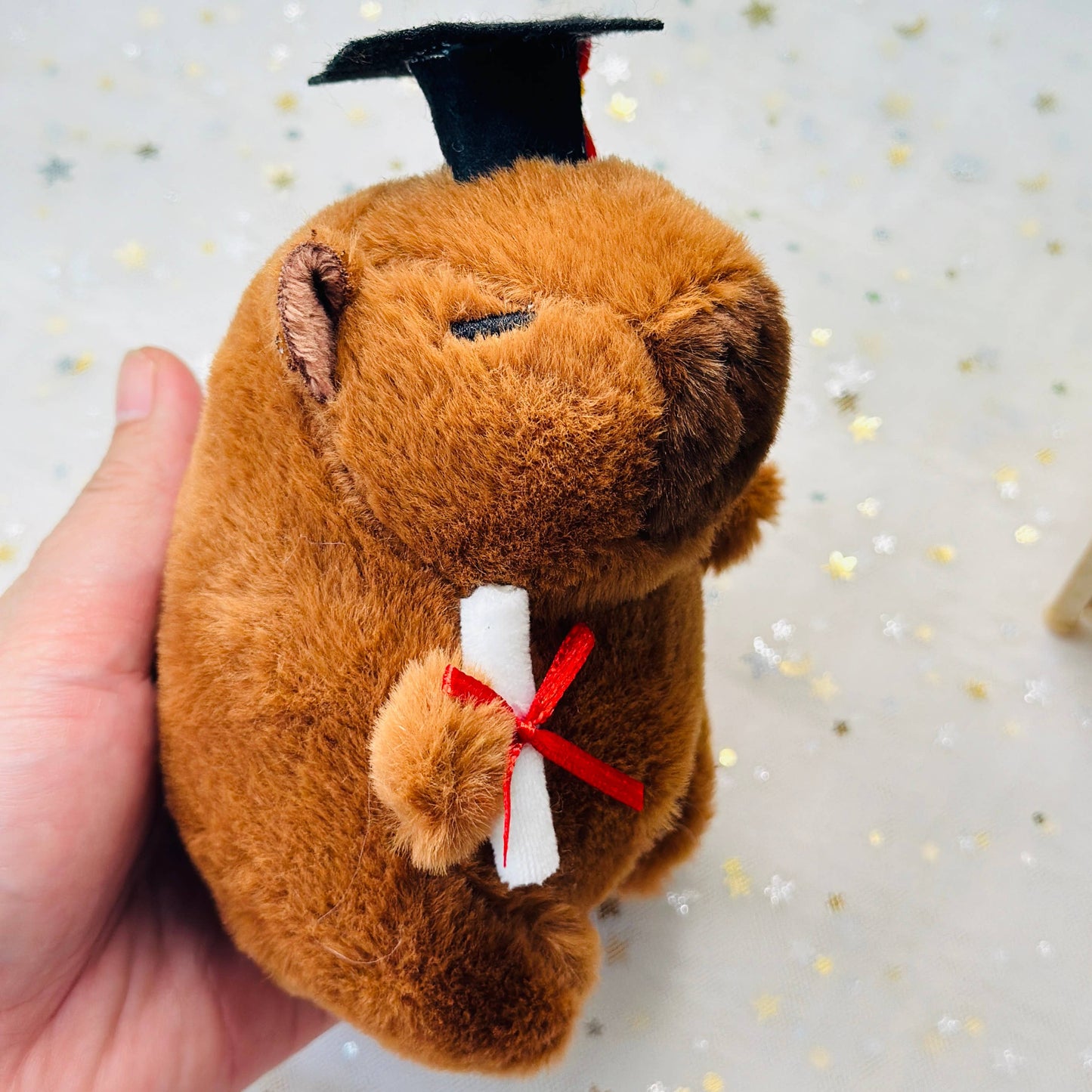 Capybara Plush Keychain