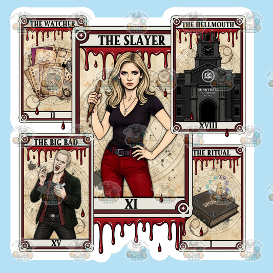 3" Buffy Tarot Vampire Slayer TV Show Vinyl Sticker