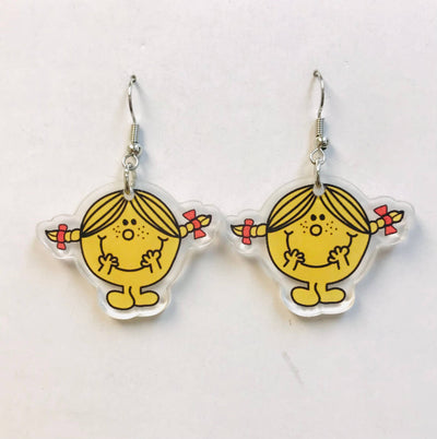 Acrylic Cute Little Missy Earrings